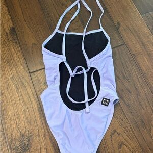 Jolyn Clothing Women's One Piece - Light Purple and Black